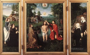 Triptych of Jan Des Trompes Gerard David Oil Paintings